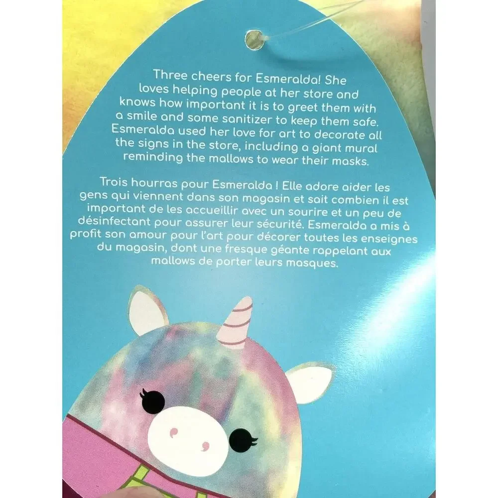 Squishmallow Esmeralda The Unicorn Grocery Store Clerk 12” Veggies Heroes 2021